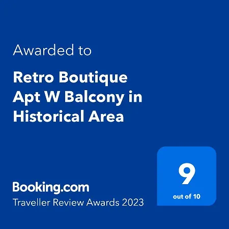 Retro Boutique Apt W Balcony In Historical Area Apartment *